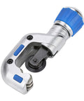 Close-up of 4-32mm Bearing Pipe Cutter For Copper, Aluminum, And Stainless Steel Tubing, Roller Tube Cutting Tool With Non Slip Grip and HSS Blade