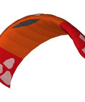 Hydra II Closed Cell Foil Water Trainer Kite 3 Meter For Beginners And Pros shown inflight, orange and red design, durable build.