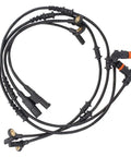 Straight Fire Four Piece Abs Wheel Speed Sensors For Mercedes Gl Ml Classes 2007 To 2012 Oem Replacement Kit showing wiring and connectors.