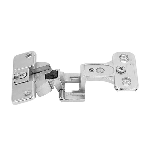 270 Degree Zinc Alloy Full Open Folding Cabinet Wardrobe Hinge, plated, heavy duty construction, side view, showing screws and attachment points.