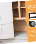 Fifty Pack Hidden Cabinet Connectors And Drawer Pull Screws With Slick Polished Finish For No Sweat Installation And Locked In Hold On Drawers Smooth Zinc Alloy Hardware designed for cabinet installation with visible screws.