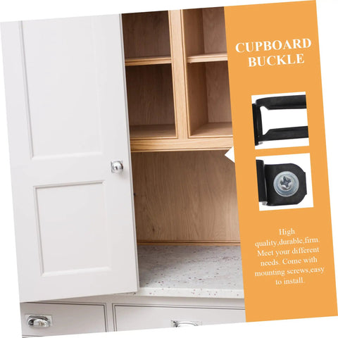 Fifty Pack Hidden Cabinet Connectors And Drawer Pull Screws With Slick Polished Finish For No Sweat Installation And Locked In Hold On Drawers Smooth Zinc Alloy Hardware designed for cabinet installation with visible screws.