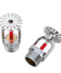 Five Pack Pro Grade Brass Pendent Fire Sprinkler Head 1 2 Inch DN15 Heat Activated At 68 Degrees Celsius for commercial fire safety.