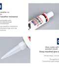 All Purpose Quick Dry Shoe Glue For Sneakers Boots And Sandals, Clear Flexible Bonding Sealant tube with pointed nozzle