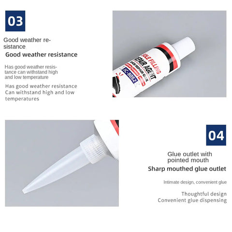 All Purpose Quick Dry Shoe Glue For Sneakers Boots And Sandals, Clear Flexible Bonding Sealant tube with pointed nozzle