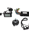 Three Mode Sine Wave Brushless DC Motor Controller Kit for DIY electric bike projects with cables and connectors.