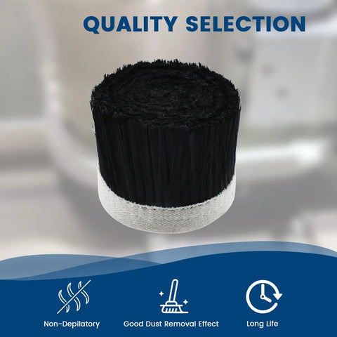 Quality selection CNC Vacuum Brush Beefy Nylon Dust Shoe For CNC Router And Milling Machines 1m By 70mm Black Dust Cover Attachment