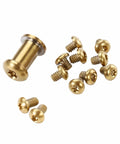 13-Piece Titanium Screw And Pivot Gear Kit For Bugout 535 Bailout 537 Mini Bugout 533 With Pivot Nut Pivot Screw in Gold