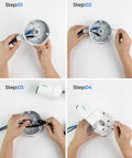Step-by-step installation of Durable Aluminum Junction Box B10 For Outdoor And Indoor CCTV Bullet Cameras Built To Last.