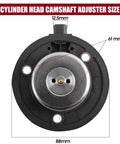 VW VVT Solenoid Replacement for Audi and VW Cars Engine Variable Valve Timing Solenoid top view dimensions