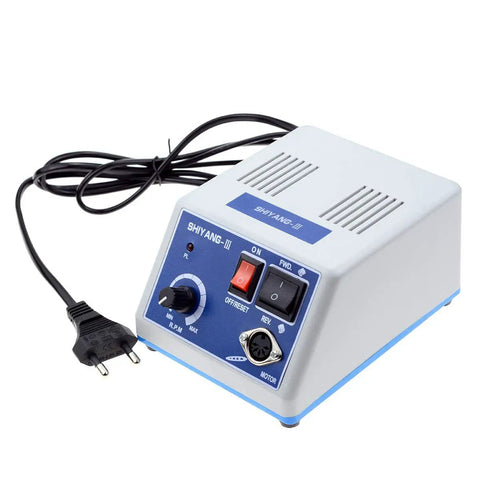 Powerful Workhorse Lab Micro Motor Micromotor 35000 RPM With Reversible Rotation, compact design for precision grinding in labs.