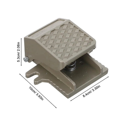 Air Valve Foot Switch Pneumatic Pedal Controller With Beefy Iron Construction And Easy Installation For Heavy Duty Performance In Demanding Industrial Tasks And High Frequency Operations, 10cm x 8.4cm x 5.3cm