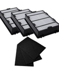 3 Pack HAPF600 Replacement Filter B With 3 Carbon Pre-Filters for Holmes HAP615, HAP625, HAP650 air purifier parts kit