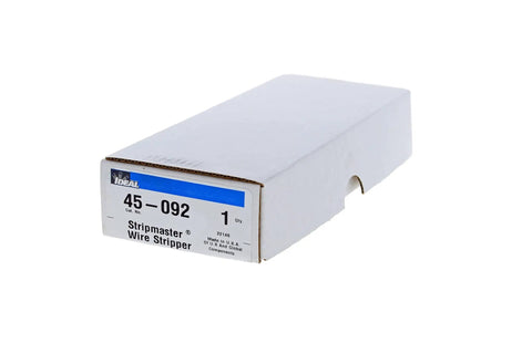 Stripmaster Wire Stripper For 10-22 AWG box packaging, white background, product code 45-092 visible.