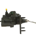 Side view of black Beefed Up Remanufactured Hydraulic Power Brake Booster Without Master Cylinder for Silverado 2500 HD 2012 to 2014