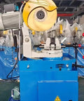 Industrial Grade Semi Automatic Metal Circular Saw crafted to chop through stainless steel pipe, showcasing powerful motor and durable design.