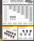 ER40 Spring Collet Nine Sixteenths Inch High Grade Tool Steel Hardened And Precision Ground For Milling And Lathe Spindles