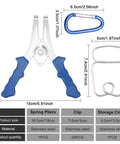 20 Pcs Solid Steel Miter Spring Clamps Kit With Ring Holder For Woodworking Trim, Crown Molding, And Picture Frames. Super Easy Grip Tool To Get Your Studio Project Done Fast Without A Hassle!; stainless steel spring pliers and clips shown with sizes