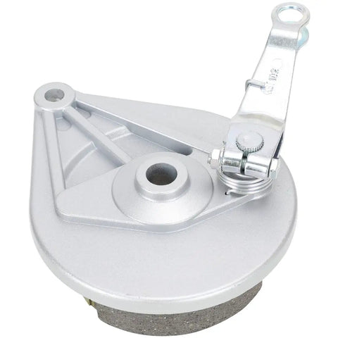 Mini Bike Drum Brake Assembly With Cover Shoes Replacement for Baja Warrior Heat MB165 MB200 196cc 200cc 6.5HP Motorsports