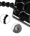 Close-up of flexible arm and magnetic base of Pro Grade Helping Hands Third Hand Soldering Station With Four Flexible Magnetic Arms