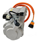 Rugged Build 320V Electric Vehicle AC Scroll Compressor With Integrated Inverter And Smart Controller, compact design, rear view