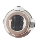 Built Tough 3/4 Inch By 3/4 Inch Dd Chrome Single U Joint Steering Shaft Universal Joint Replacement close-up view.