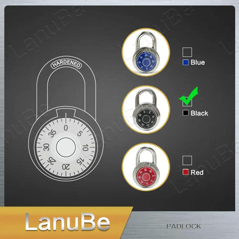 2 Inch Wide Dial Combination Lock With Three Digit Preset For Keyless Access Ideal For School And Gym Lockers Sports Gear Cases Toolboxes And Fences Pack Of 48 Durable Black Turnplate Security Lock