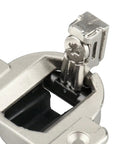 Close-up of 8 Pack Open Side Cabinet Hinges With 110 Degree Self Closing For Doors 16mm To 19mm Thick, 35mm Cup Behind Door
