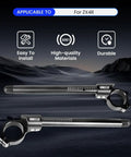 Clip On Handlebars for ZX25R ZX4R ZX4RR ZX4R SE 45mm Front End Clamp CNC Aluminum 6061 T6 Lightweight Adjustable Bolt On