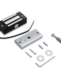 Heavy Duty 130 Lbs Electric Magnetic Lock For Single Door Access Control 12V with stainless steel components and wiring.