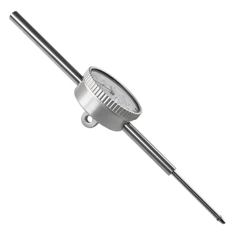 0 To 2 Inch Precision Travel Dial Indicator For Lathe Machining, Pro Grade, 0.001 Inch Graduation, 2.28 Inch Dial, Overall Accuracy Plus Or Minus 0.003 Inch, Jeweled Bearing, Aluminum Body, Three Eighth Inch Stem, Durable Metalworking Gauge