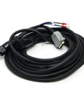 Cables included in the AC Servo Motor 0.73kW 220V 2000RPM 3.5Nm Continuous Torque No Brake 90mm Frame 90ST-M03520 CNC Servo package