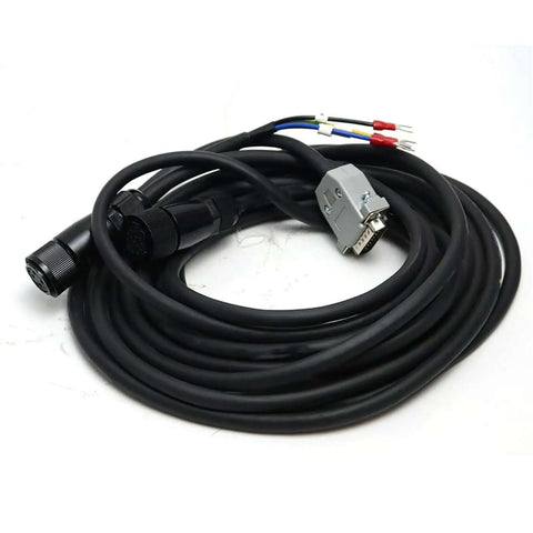 Cables included in the AC Servo Motor 0.73kW 220V 2000RPM 3.5Nm Continuous Torque No Brake 90mm Frame 90ST-M03520 CNC Servo package