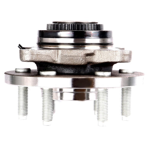 Front view of Front Wheel Hub Bearing Assembly 515142 For Ford Expedition 2011 2014 For Ford F150 2011 2014 For Lincoln Navigator 2011 2014 6 Lug Wheel Hubs With ABS Sensor 1 Piece Ready To Roll.