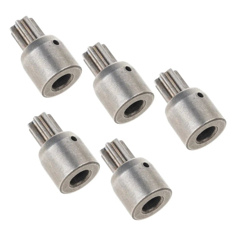 Super Slick 5 mm Shaft Electric Wrench Motor Gear Rotor, 5-pack, strong metal build for impact tool maintenance.