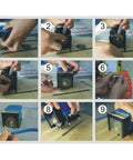 Step-by-step guide on using Hardcore Professionals Love This Heavy Duty Pneumatic Dotting Machine for die cutting.