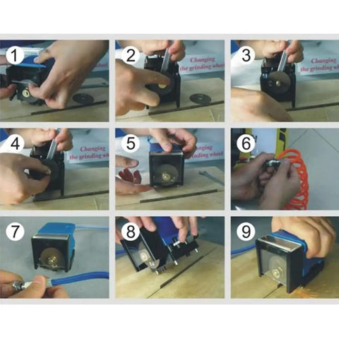 Step-by-step guide on using Hardcore Professionals Love This Heavy Duty Pneumatic Dotting Machine for die cutting.