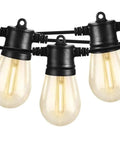 Smart RGBW String Lights 100 Feet With Alexa And Google Assistant Voice Control, 30 Shatterproof Bulbs close-up