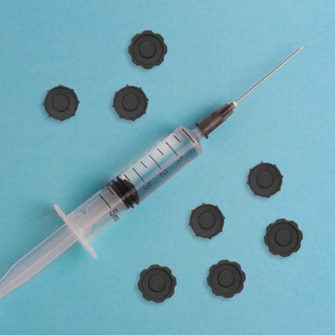 30 Pack Black Syringe Caps For Lab Use, Tight Fit PP Caps With Easy Dispensing, Leak-Proof Design, Precise Tip Caps And Stoppers For Industrial And Scientific Applications; black caps with syringe