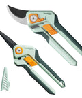 All In One Pruning Shears And Garden Scissors Set For Pros And Diyers, Heavy Duty Pruners With Sharp Stainless Steel Blades