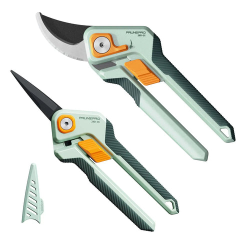All In One Pruning Shears And Garden Scissors Set For Pros And Diyers, Heavy Duty Pruners With Sharp Stainless Steel Blades