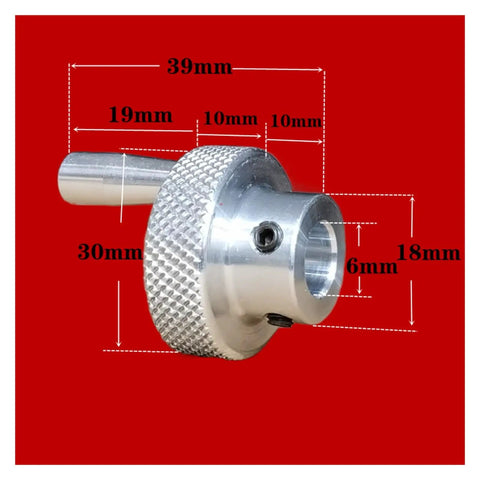 Boss Grade Aluminum Alloy Manual Positioning Handwheel With Killer Knurled Grip For Stepper Motor Cnc And Diy Projects built tough with precise dimensions.