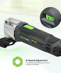 Power Packed Oscillating Multi Tool Kit With 2.4 Amp Motor, 6 Speed Settings from 11000 to 21000 OPM, 4 Degree Oscillation