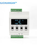 Load Cell With Amplifier And Digital Readout For Heavy-Duty Compression Testing, Dual Analog Outputs 4-20mA And 0-10V Or 0-5V, RS-485, 0-200 kg Range, Unit Switch (Kg/Lb/N), PLC/SCADA Ready, Real-Time Weight And Force Sensor with display and terminals