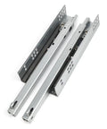 Pair of Two Piece Bottom Mount Drawer Slides for Furniture, Metal Drawer Rails With Easy Install.