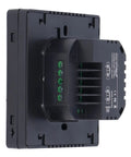 Floor Heating Thermostat With 16A Dual Temperature Control For Electric Heating Systems, back view with wiring terminals