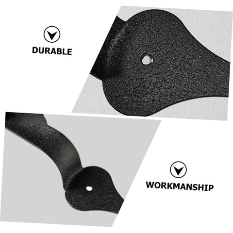 Close-up of heavy duty garage door hinges showcasing durability and workmanship.