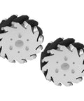 127mm omni directional wheel kit with aluminum chassis, designed for smooth 360-degree movement and easy prototyping of robotic platforms.