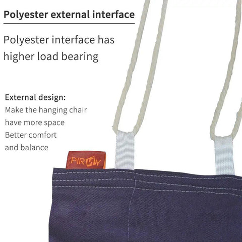 Heavy Duty Hammock Chair Stand With Large Hanging Indoor Swing polyester interface detail