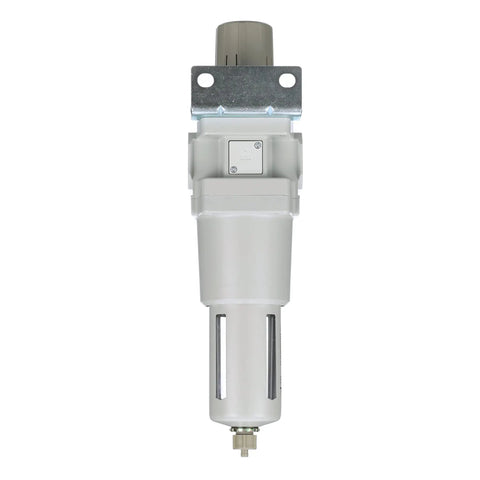 Saw600 N06BG Compressed Air Filter Regulator Piggyback Combo with 3/4 inch NPT and Poly Bowl, front view